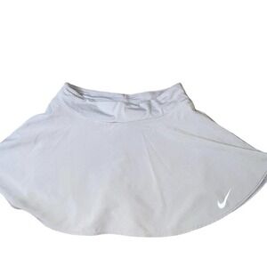 Nike golf skort skirt shorts gray mini circle skater athletic pull on SZ SM
